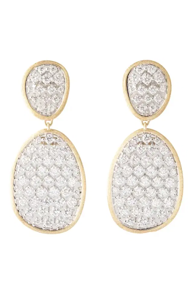 MARCO BICEGO Diamond Lunaria Petal Earrings
