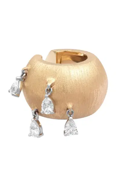 Rainbow K Diamond Pampille Dune Earcuff | Thumbnail 1
