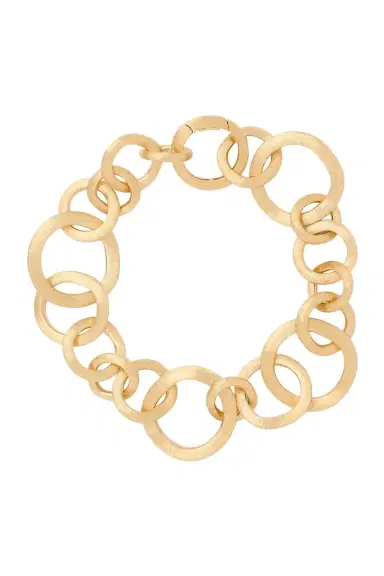 MARCO BICEGO Jaipur Gold Hand Engraved Link Bracelet | Thumbnail 1