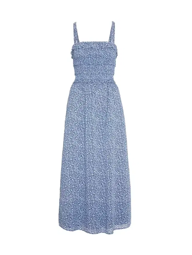 Women's The Analiese Nap Dress - Ditsy Thistle Blue