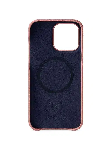 Maison de Sabre Leather Phone Case (iPhone 15 Pro Max) - Pink Lily | Thumbnail 2