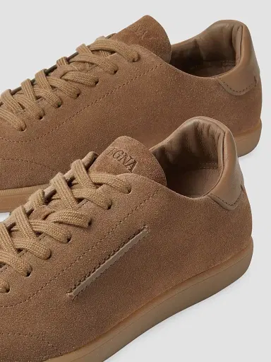 Zegna Men's 232 Suede Sneakers | Thumbnail 5 Zegna Men's 232 Suede Sneakers | Thumbnail 5