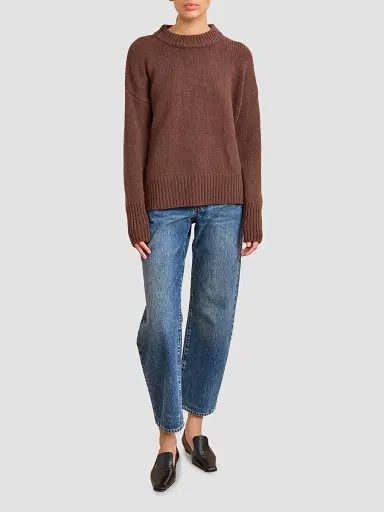 La Ligne Women's Solid Marin Sweater - Chocolate | Thumbnail 2