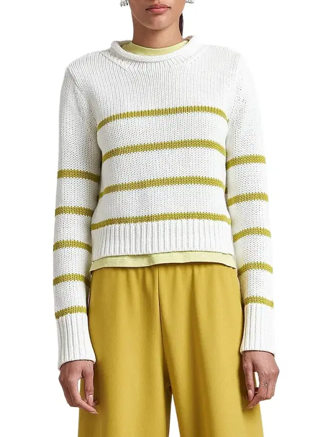 La Ligne Women's Mini Marina Sweater - Cream Key Lime