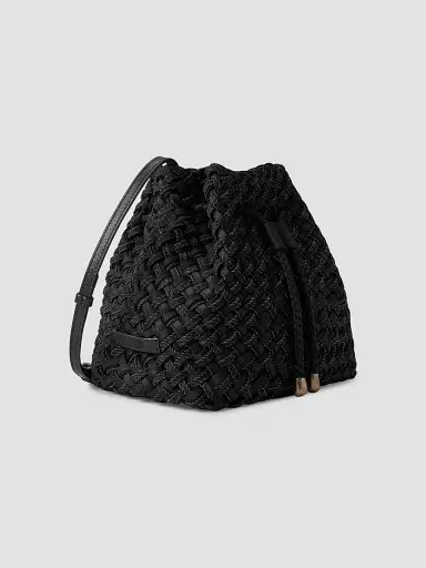 Naghedi Women's Gramercy Double Weave Bucket Bag | Thumbnail 4