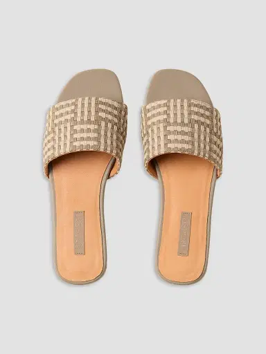 Naghedi Women's Cairo Slide Sandals - Chalk - Size 5 | Thumbnail 2