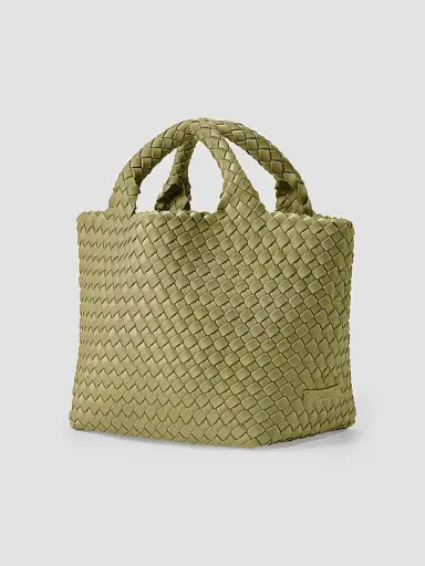 Naghedi Women's St. Barths  Tote Bag - Bottle Green | Thumbnail 4