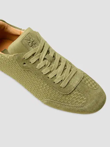 Naghedi Women's Milan Sneakers - Bottle Green | Thumbnail 3