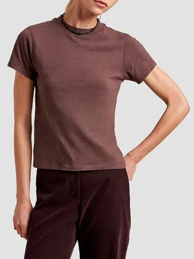 La Ligne Women's Molly Tee - Chocolate | Thumbnail 2