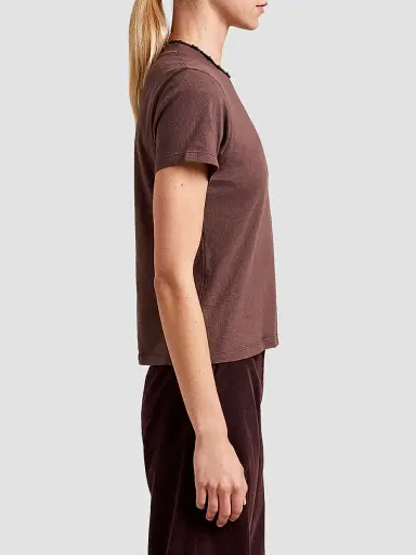 La Ligne Women's Molly Tee - Chocolate | Thumbnail 3