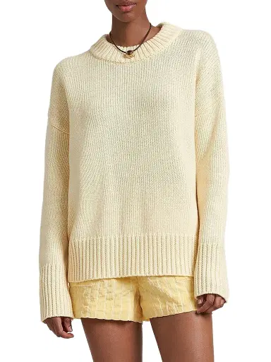 La Ligne Women's Solid Marin Sweater - Butter | Thumbnail 1