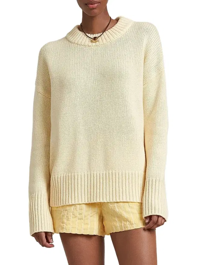 Women's Solid Marin Sweater - Butter