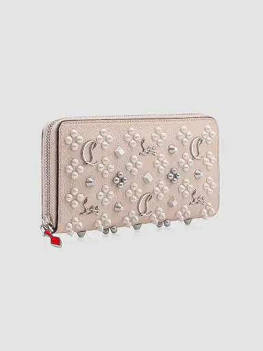 Christian Louboutin Women's Pannettone Spike Leather Wallet | Thumbnail 2 Christian Louboutin Women's Pannettone Spike Leather Wallet | Thumbnail 2