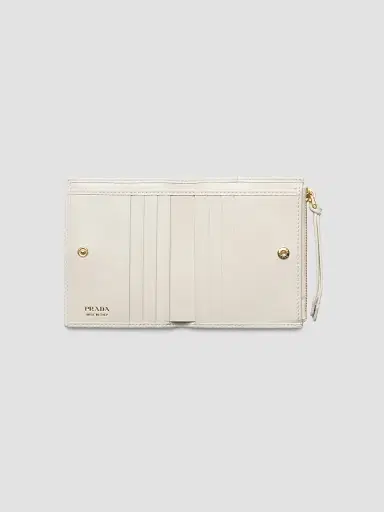 Prada Women's Leather Wallet - White | Thumbnail 2 Prada Women's Leather Wallet - White | Thumbnail 2