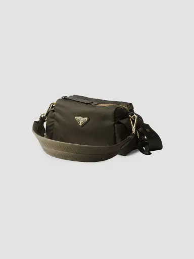 Prada Women's Explore Re-Nylon and Leather Shoulder Bag - Green | Thumbnail 2 Prada Women's Explore Re-Nylon and Leather Shoulder Bag - Green | Thumbnail 2