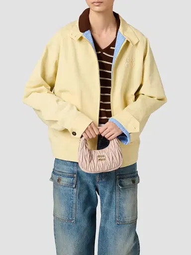 Miu Miu Women's Wander Matelassé Nappa Leather Hobo Mini-Bag - Light Pink | Thumbnail 3 Miu Miu Women's Wander Matelassé Nappa Leather Hobo Mini-Bag - Light Pink | Thumbnail 3