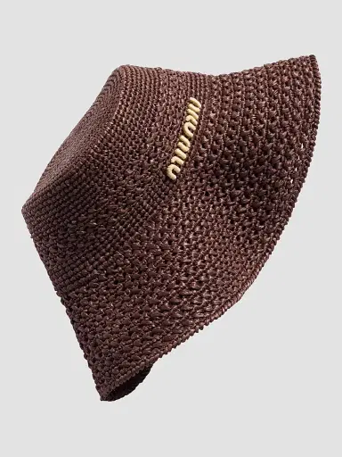Miu Miu Women's Raffia Hat - Brown - Size Small | Thumbnail 2 Miu Miu Women's Raffia Hat - Brown - Size Small | Thumbnail 2