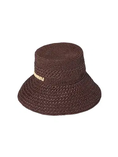 Miu Miu Women's Raffia Hat - Brown - Size Small | Thumbnail 1 Miu Miu Women's Raffia Hat - Brown - Size Small | Thumbnail 1