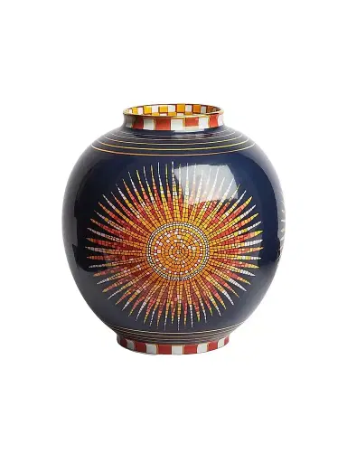 La DoubleJ Bubble Vase - Midnight Blue Sunrays | Thumbnail 1 La DoubleJ Bubble Vase - Midnight Blue Sunrays | Thumbnail 1