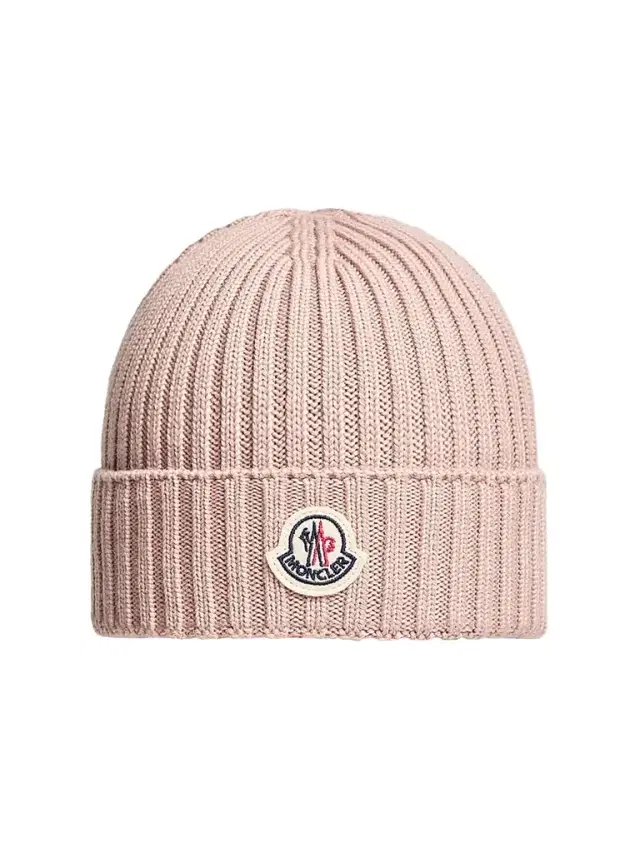 Little Girl's & Girl's Beanie Hat in Wool - Pink