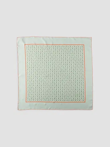 Prada Women's Printed Twill Scarf | Thumbnail 2 Prada Women's Printed Twill Scarf | Thumbnail 2