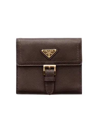 Prada Women's Small Nappa Leather Wallet | Thumbnail 1 Prada Women's Small Nappa Leather Wallet | Thumbnail 1