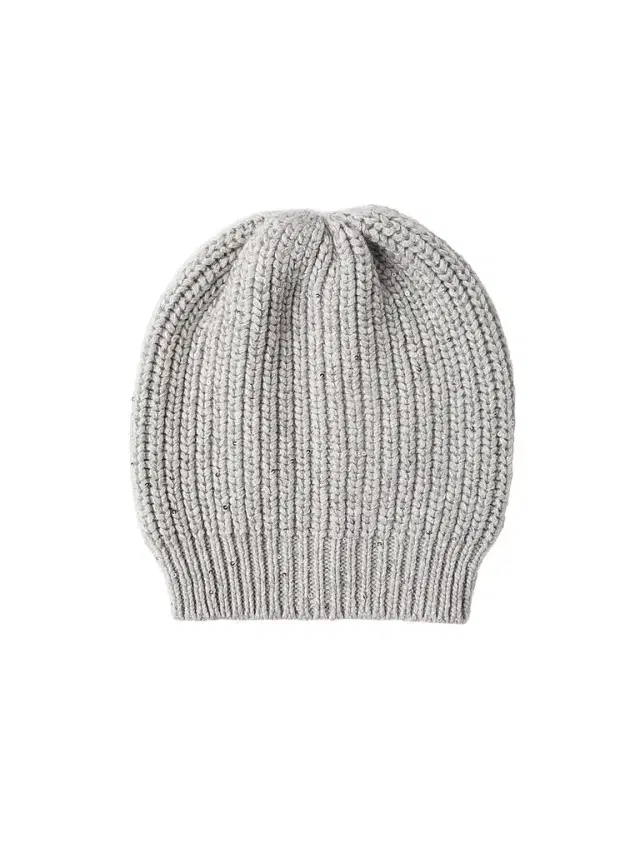 Brunello Cucinelli Women's Cashmere and Silk Diamond Yarn Knit Beanie - Pebble