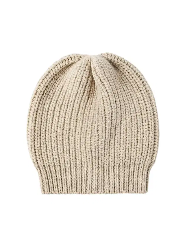 Brunello Cucinelli Women's Cashmere and Silk Diamond Yarn Knit Beanie - Beige
