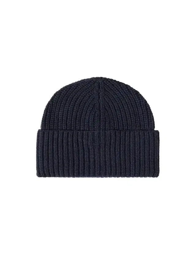 Brunello Cucinelli Men's Cashmere English Rib Knit Beanie - Navy Blue