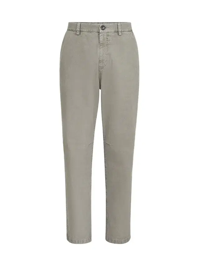 Brunello Cucinelli Men's Garment-Dyed Trousers in Peached Cotton Gabardine - Grey