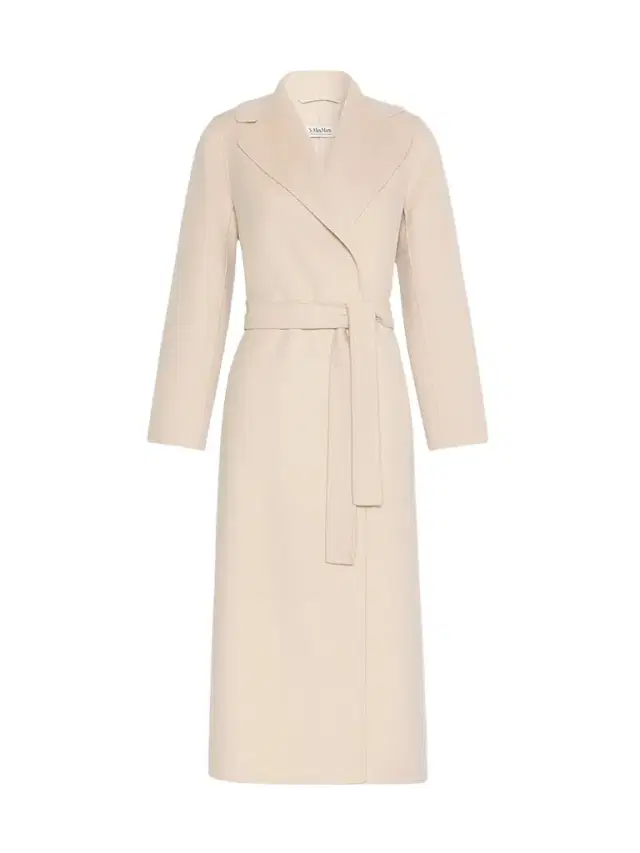 Max Mara Women's Poldo Wool Belted Wrap Coat - Albino