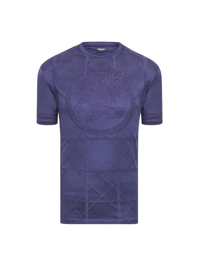 Stefano Ricci Men's Embroidered Cotton T-Shirt