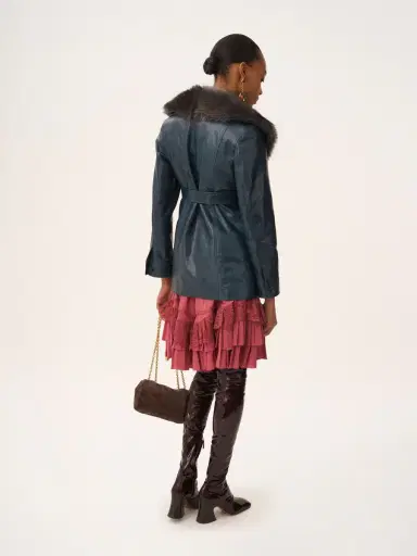 Chloé Short coat in leather | Thumbnail 5