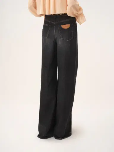 Chloé High-rise wide-leg jeans in denim | Thumbnail 5