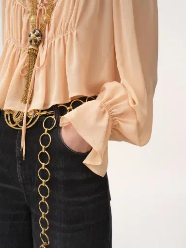 Chloé High-rise wide-leg jeans in denim | Thumbnail 6