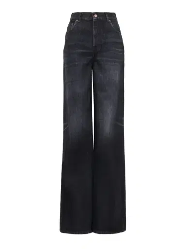 Chloé High-rise wide-leg jeans in denim | Thumbnail 1