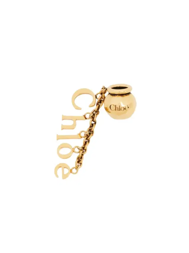 Chloé Sphere Chloé Letters Dice charm for Bracelet bag in brass