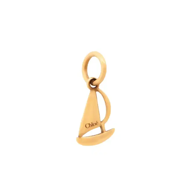Chloé Alphabet Boat charm in brass