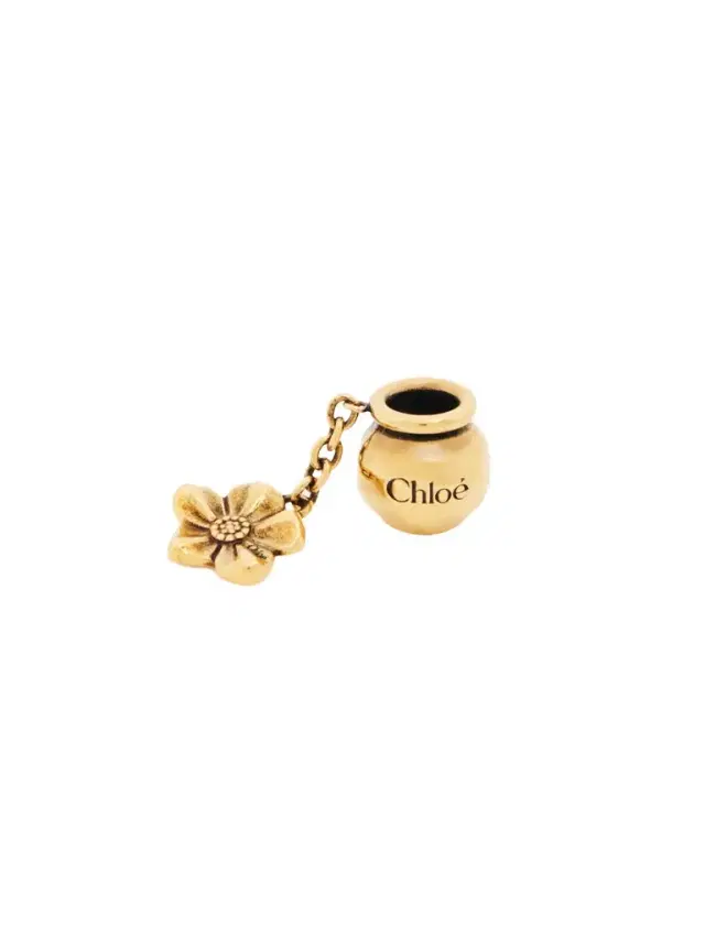 Chloé Sphere Flower Dice charm for Bracelet bag in brass
