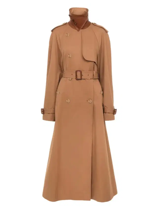 Chloé Long trench coat in cotton gabardine