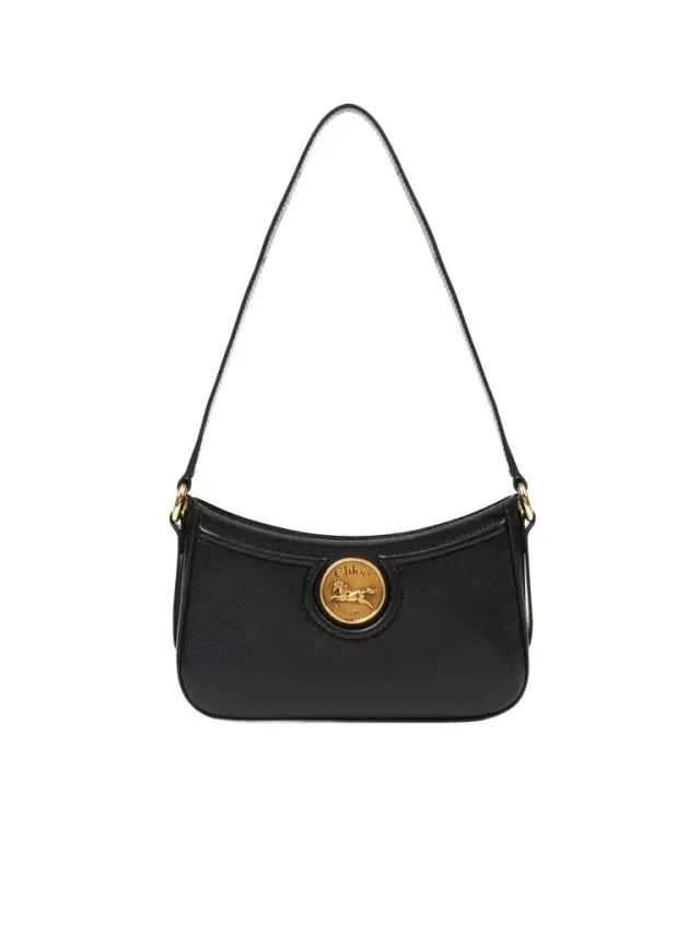 Chloé Horse Medal shoulder bag in grained leather