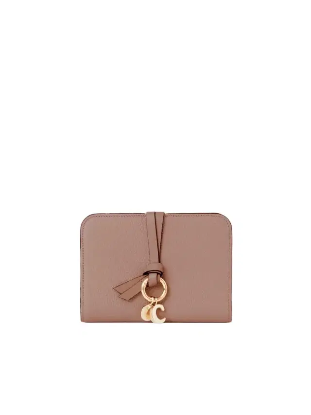 Chloé Alphabet bi-fold wallet in grained leather
