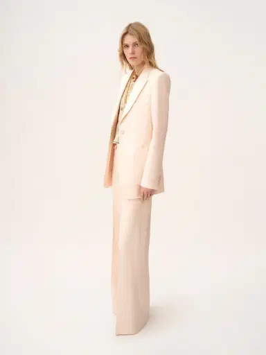 Chloé High-rise flared pants in wool gabardine | Thumbnail 3