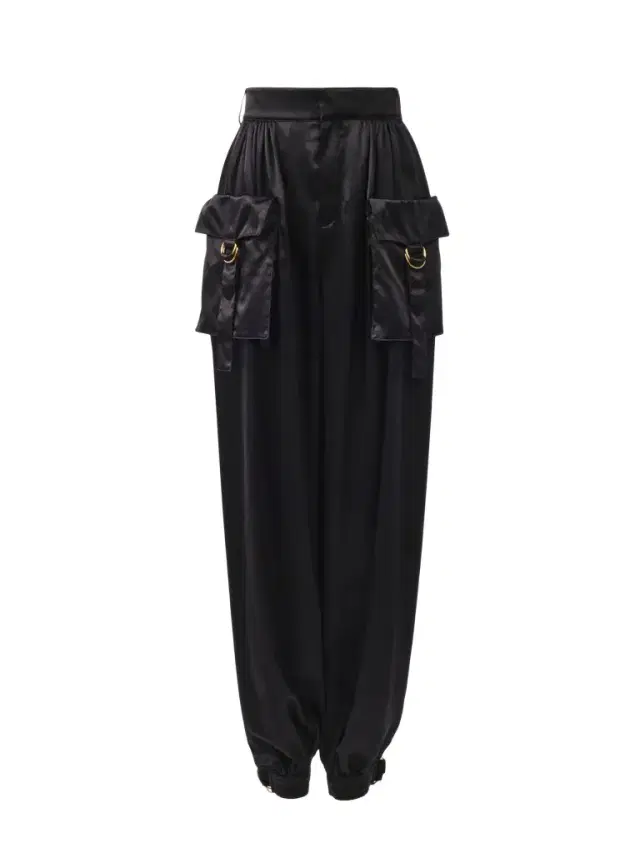 Chloé Fluid cargo pants in silk satin