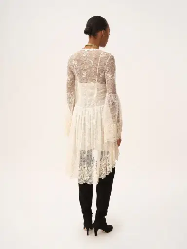 Chloé Scoop-neck mini dress in embroidered lace | Thumbnail 5