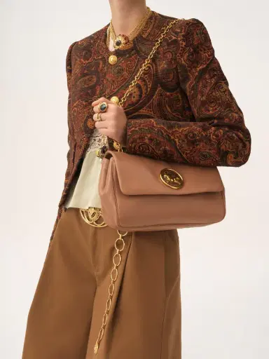Chloé Chloé Heritage shoulder bag in grained leather | Thumbnail 3