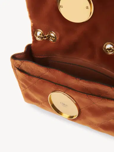 Chloé Small Chloé Heritage shoulder bag in velvet | Thumbnail 6