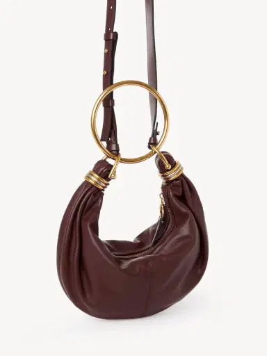 Chloé Small Bracelet Hobo bag in grained leather | Thumbnail 3