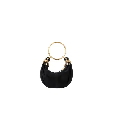 Chloé Mini Beaded Bracelet Hobo bag in suede leather | Thumbnail 1