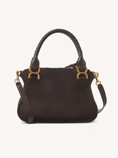 Chloé Small Marcie bag in suede leather | Thumbnail 6
